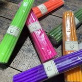 25 bougies de fleuriste bleu ciel , Ciergerie des Premontrés