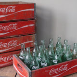 1 wooden crate brewery coffee USA Coca Cola red