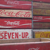 1 wooden crate brewery coffee USA Coca Cola red
