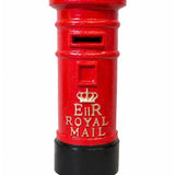 Tirelire boîte aux lettres rouge en fonte