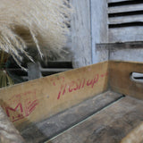wooden crate, American brewery, 7up soda