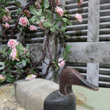 Wooden duck decoy for hunting / ref 6