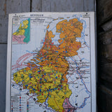 ancienne affiche scolaire Benelux N° 59 Bruley