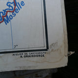 ancienne affiche scolaire Benelux N° 59 Bruley