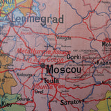 Vintage school poster USSR and Finland No. 34