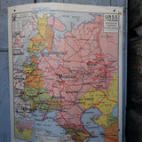 Vintage school poster USSR and Finland No. 34