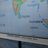 ancienne affiche scolaire Asie physique N°101 Bruley