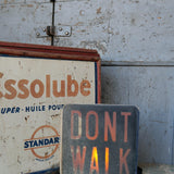 Don t walk American vintage fire plate USA / don t walk