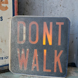 Don t walk American vintage fire plate USA / don t walk