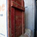 ancienne caisse bois Essolube pour bidons d'huile