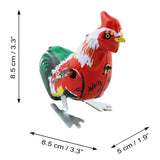 Cochon jouet en étain en forme de coq