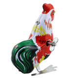 Cochon jouet en étain en forme de coq