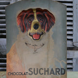 ancienne publicité carton chocolat suchard
