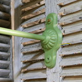 gooseneck wall lamp, industrial green courtyard lamp, very large