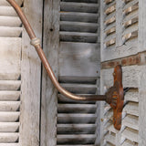 col de cygne applique lampe de cour traditionnelle tres grand exterieur