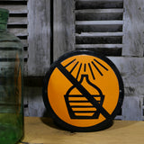 Enamel sign indicating Russian factory, no heat, ref R88