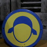 Enamel sign, Russian factory head, ref R91