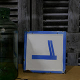 Enamel sign indicating Russian factory smoker ref C100