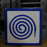 Enamel sign indicating Russian factory pipe ref C105