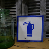 Large enamel sign for Russian oxygen factory, ref G31