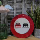 ancien panneau de signalisation Suisse depassement ref d1