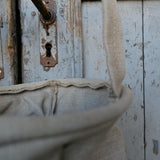 vache à eau, ancien seau pliable en tissu de l'armée francaise