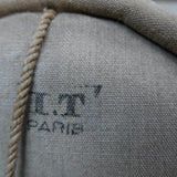 vache à eau, ancien seau pliable en tissu de l'armée francaise