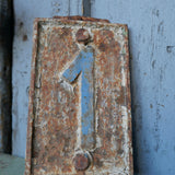 cast iron kilometer marker 1