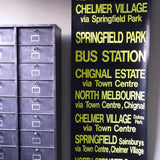 Great decor! Very large kakemono (hanging scroll) for a London bus route, from the 80s/90s, in its original condition.