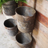 Ancien godet industriel grande longueur