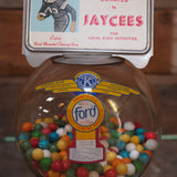 Ford Ball Gum 1950 Jaycees Candy Dispenser