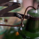 Russian industrial accordion pendant light