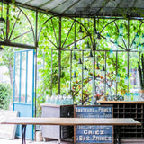 table industrielle plateau chene massif pietement fonte New York