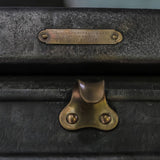 ancien grand meuble 30 casiers industriel a clapet strafor 1920