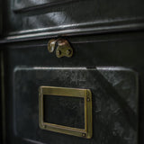 ancien grand meuble 30 casiers industriel a clapet strafor 1920