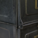 ancien grand meuble 30 casiers industriel a clapet strafor 1920
