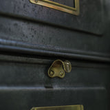ancien grand meuble 30 casiers industriel a clapet strafor 1920