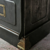 ancien grand meuble 30 casiers industriel a clapet strafor 1920