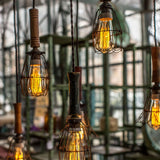 industrial portable lamp from the USA equipping the cellars of New York