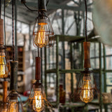 industrial portable lamp from the USA equipping the cellars of New York