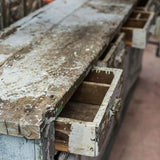 tres grand etabli de mecanique industriel poste de travail dans son jus