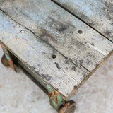 Table basse metal et bois industrielle