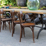 set of 6 antique Baumann bistro chairs