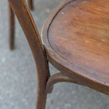 set of 6 antique Baumann bistro chairs