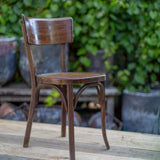 set of 6 antique Baumann bistro chairs