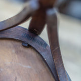 set of 6 antique Baumann bistro chairs