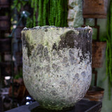 Unique large industrial foundry crucible, ideal planter