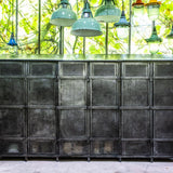 ancien vestiaire d'usine 6 portes grand modele bas