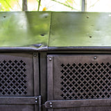 ancien vestiaire d'usine 6 portes grand modele bas