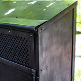 ancien vestiaire d'usine 6 portes grand modele bas